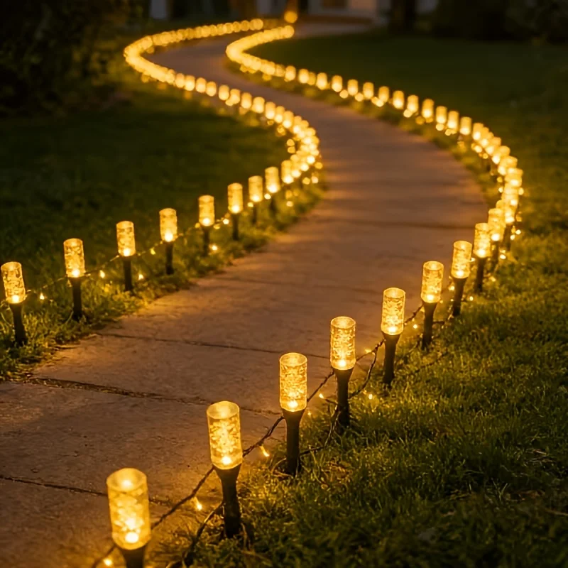 10/20Pcs Solar Bubble Stick Outdoor Lights, Easy Installation, 8 Modes IP44 Waterproof Auto Sensor, Decorative Lights for Yard