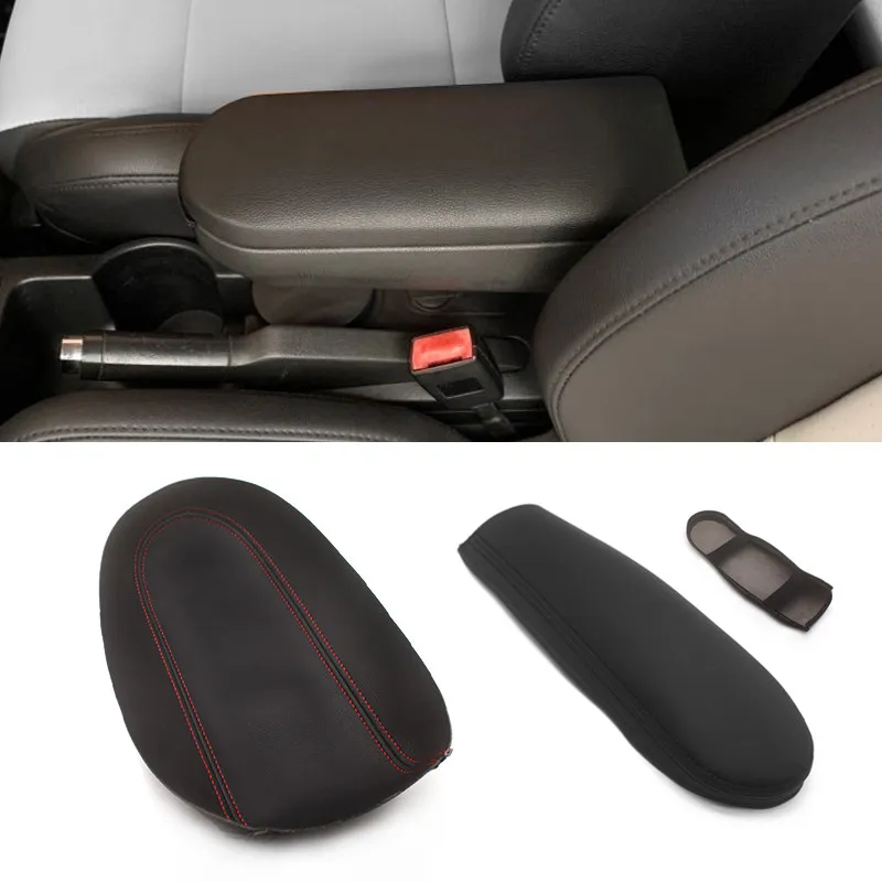 For VW Golf 4 MK4 Jetta Bora Passat B5 Beetle 1999 - 2005 Microfiber Leather Car Center Armrest Console Box Lid Cover Trim