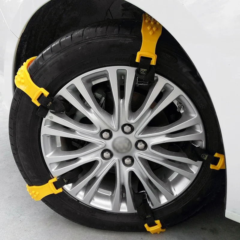 Snow Chains for SUV Cars Off Road Anti Skid Tire Traction Heavy Duty Winter Ice Snow Car Accessories Non Slip Emergency Rescue