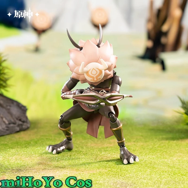 [Echte] miHoYo Game Genshin Impact Hilichurl 1/8 Cosplay Desktop Collectie Ornamenten Anime Cartoon Accessoires Halloween Gift
