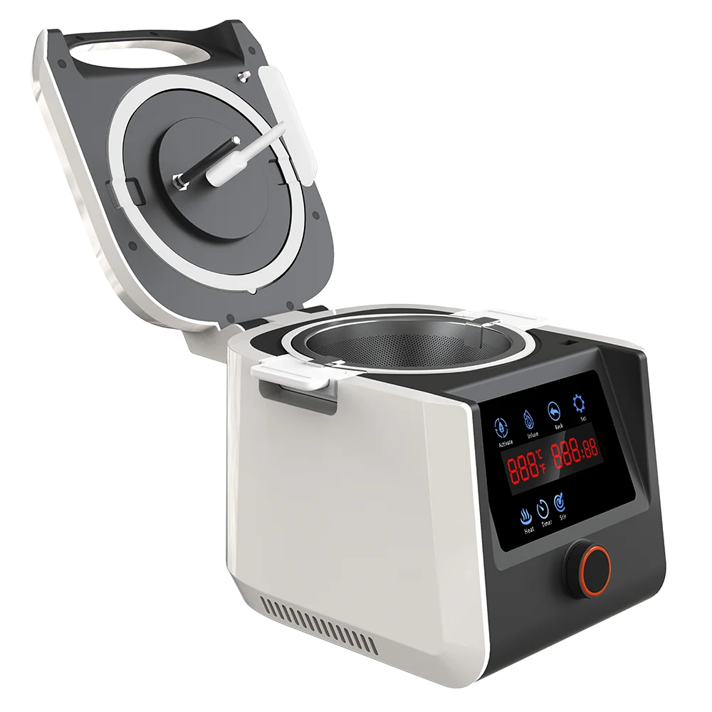 آلة إنفو زيت الأعشاب والزبدة بتصميم 2022 - آلة إزالة بوكسيلاتور نباتية لمجفف الأعشاب ومصفاة الزيت