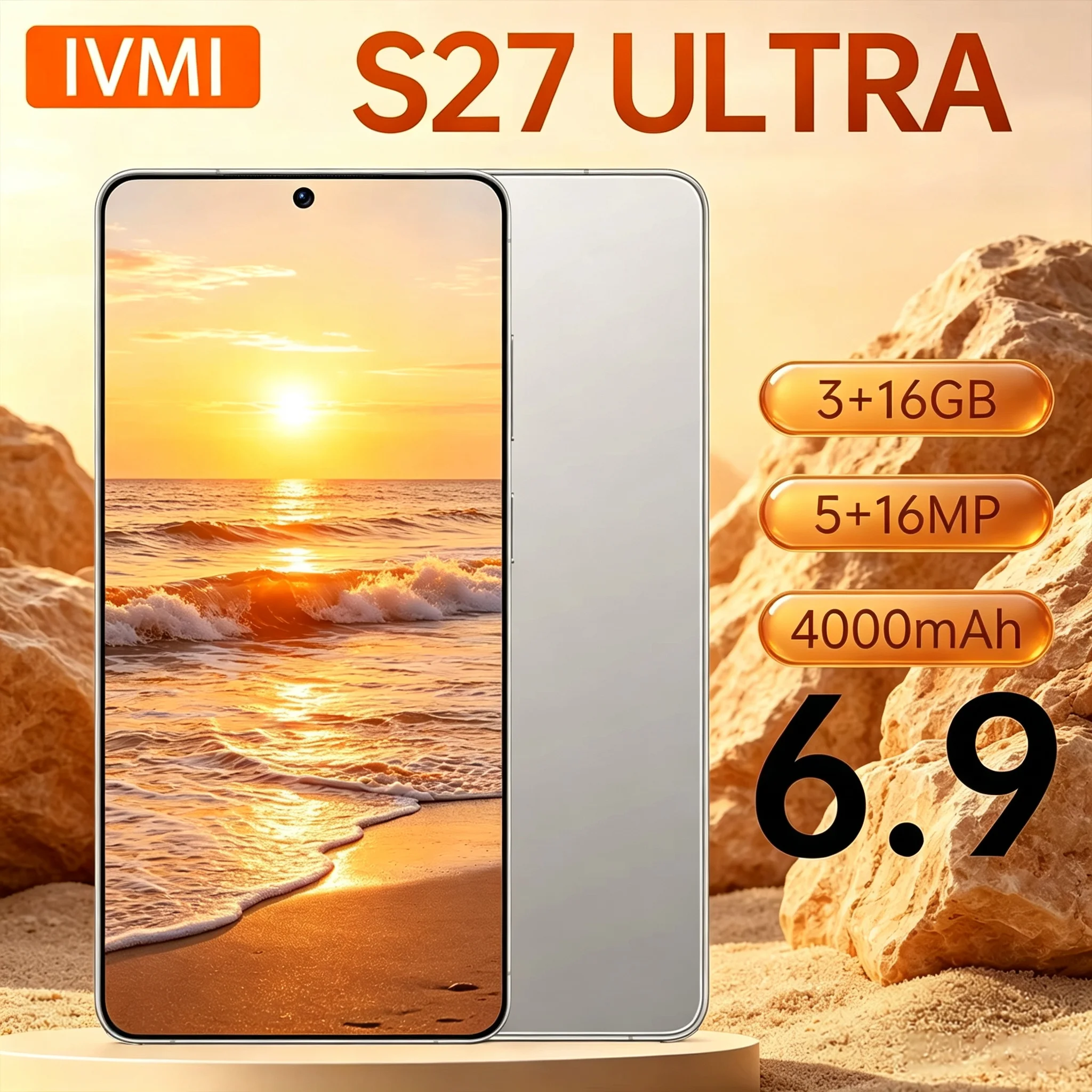 Phone Cases Green - IVMI S 27 Ultra Unlocked Smartphone