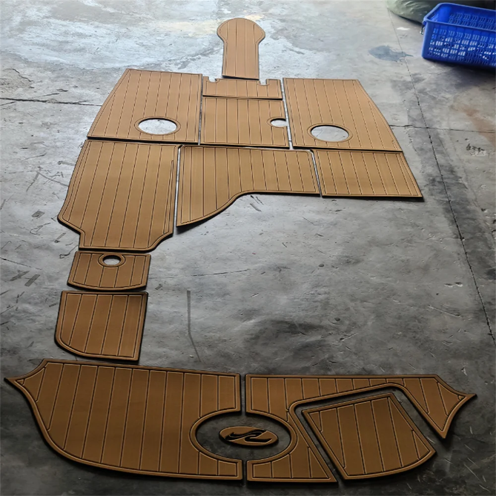 Swim Platform Cockpit Pad Boat EVA Foam Teak Floor Mat For 2007 Sea Ray 220 Select