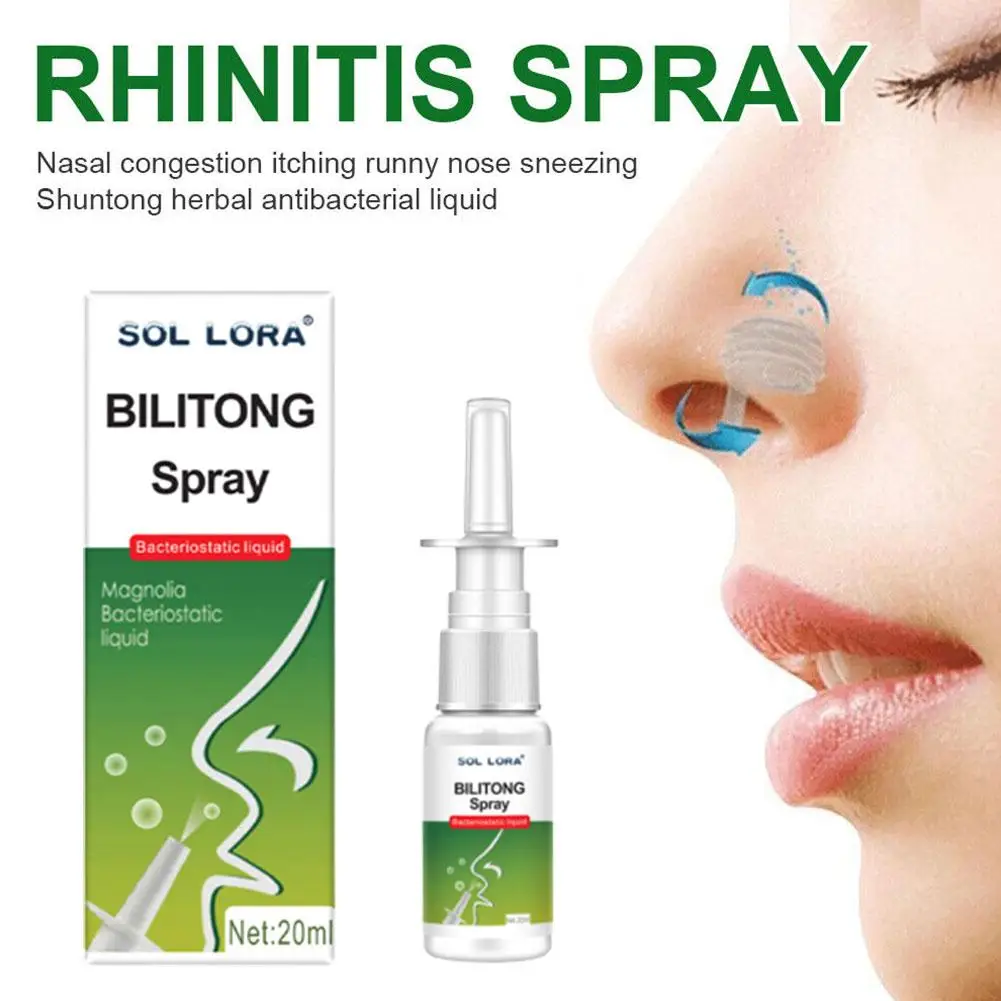 20ml Nasal Spray Treatment Chronic Sinusitis Nasal Discomfort Nasal Drop Nose Itch Cool Herb Ointment Spray Health Care