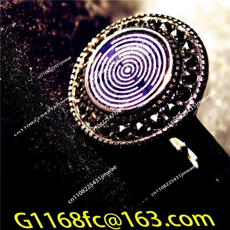 Polarization Plate Meditation Practice Resonance Matrix Energy Enhancement Spiritual Energy Assistance Ring,