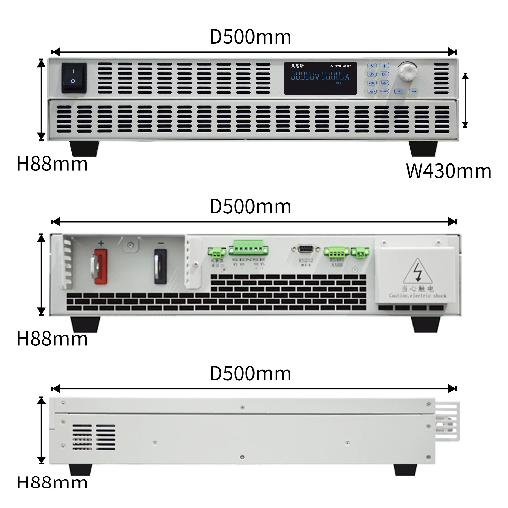 DSP3600 high-power DC regulated power supply, programmable high-precision adjustable switching power supply aging