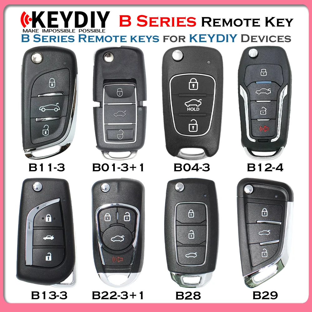 

KEYDIY B Series B01-3+1 B11-3 B04-3 B12-4 B13-3 B29 B22-3+1 B28 Remote Control for KD900 KD-X2 MiNI KD Programmer