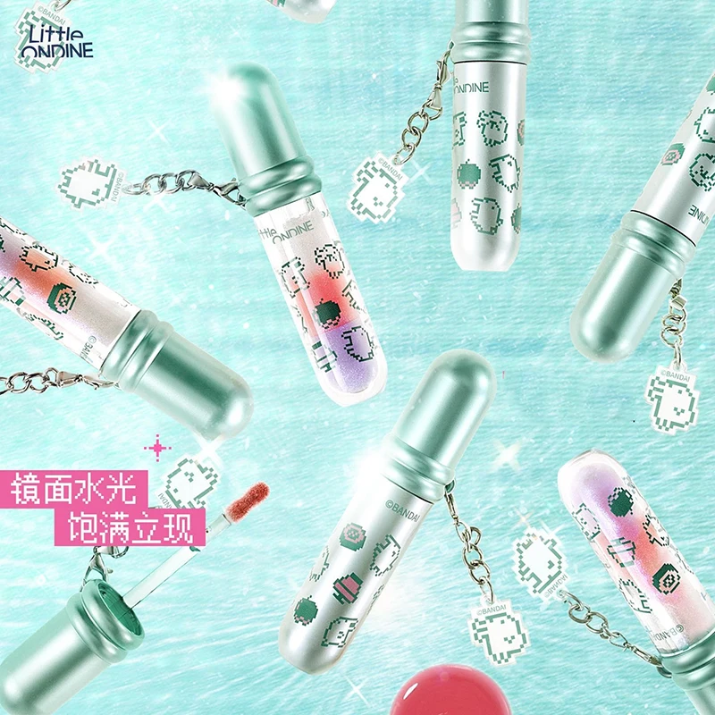 LITTLE ONDINE Mirror Lip Gloss Long-Lasting Glassy Shine High-Shine Mirror Lipgloss,Non-Sticky Moisturizing Lip Glaze Makeup