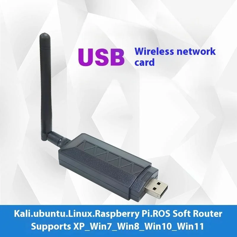 Hot 1Pc 2DBi WiFi Antenna Network Card Atheros AR9271 802.11n 150Mbps Wireless USB WiFi Adapter For Windows 7/8/10 Kali Linux