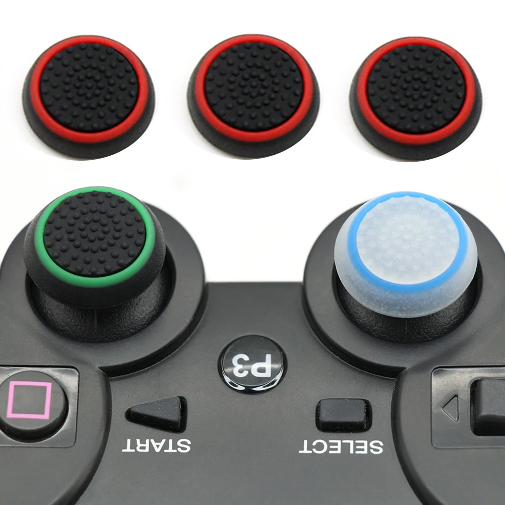 

2Pcs Durable Silicone Anti-Slip Thumb Grips Comfortable Controller Analog Stick Covers for One 360 Joysticks