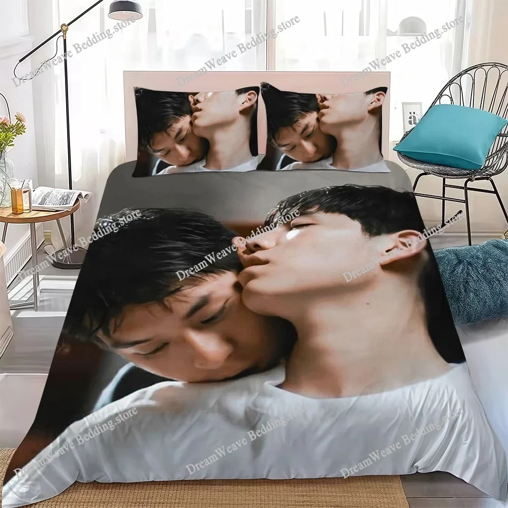 

I Told Sunset About You BKPP Duvet Cover Set Home Style Bedding Soft Laundry Cotton Bed Student Dormitory Gift