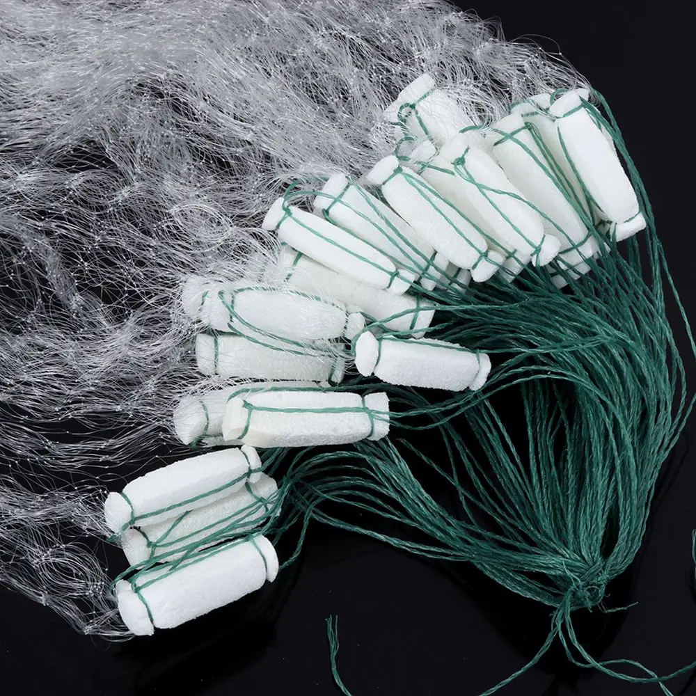 في الهواء الطلق النايلون مادة متينة الصيد الملحقات الأسماك فخ الأسماك الخيشومية حيدة الصيد صافي طبقة واحدة