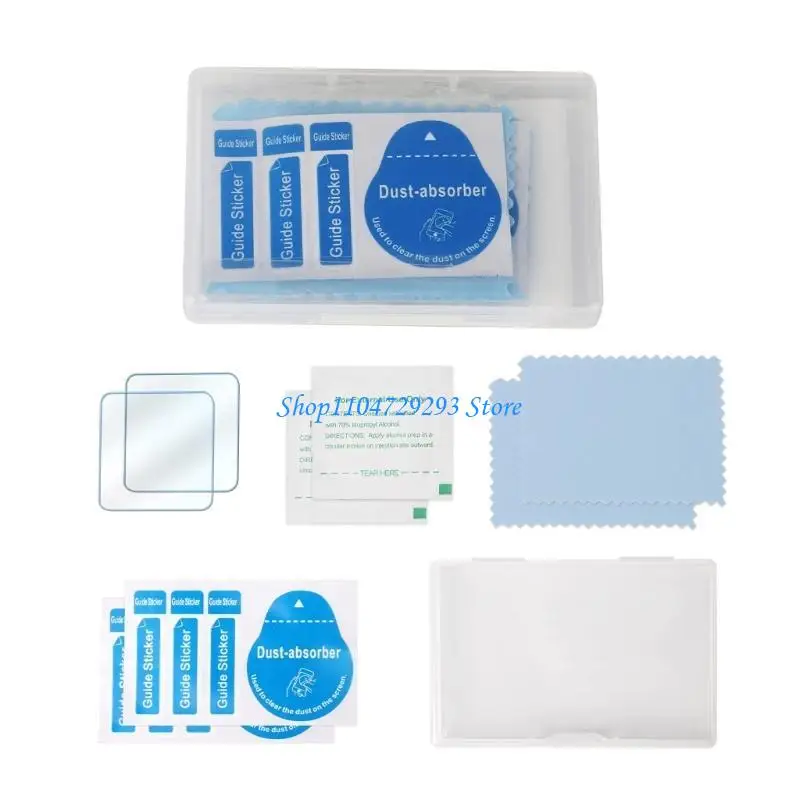 Y2GD 9H صلابة الزجاج المقسى مجموعة ملحقات الفيلم حماية الشاشة فيلم مضاد لبصمات الأصابع #5