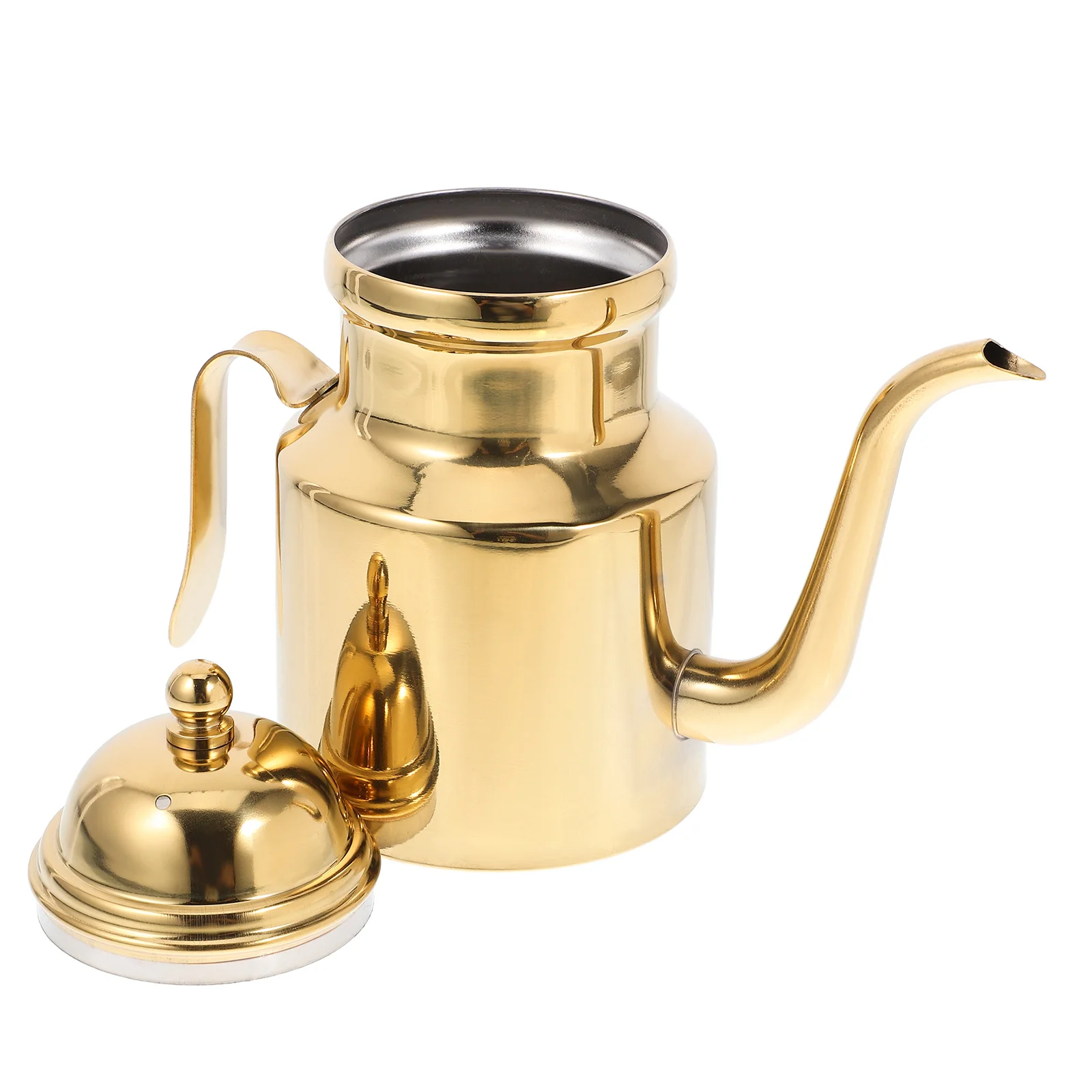 

Stainless Steel Container Kitchen Grease Pot Large Curved Handle Heat Resistant Oil Storage For Bacon Grease Cooking Oil