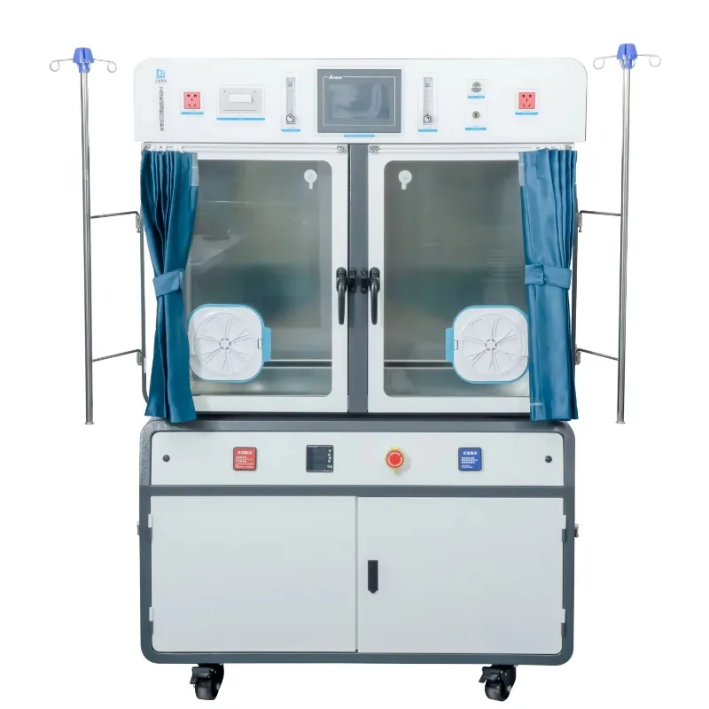 Veterinary Surgery ICU Unit Therapy Warm Stainless Steel Kennel Hospital Medical Equipment Pet Oxygen Cage
