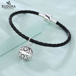 EUDORA 14mm Pregnancy Bola Bracelet Angel Caller Baby Wishing Bell Ball Bracelet Fashion Fine Jewelry for Women Man Gift 2022