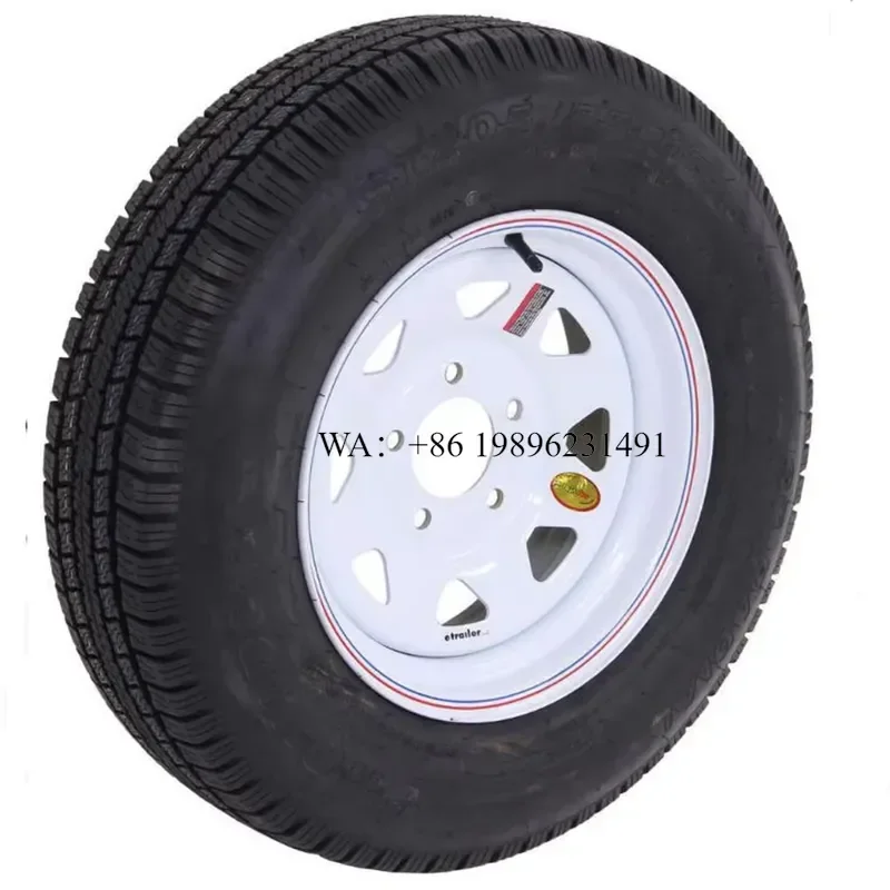 Wmwmnu 16x6 Steel Trailer Wheel Rims 5x114.3 5x139.7 5x165.1 6x139.7 8x165.1 Bolt Pattern Heavy Duty Replacement Rim for