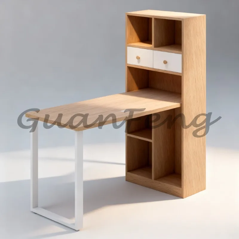 Wooden Teacher Computer Desk and Bookcase School Furniture for Office Kindergarten Classroom Use