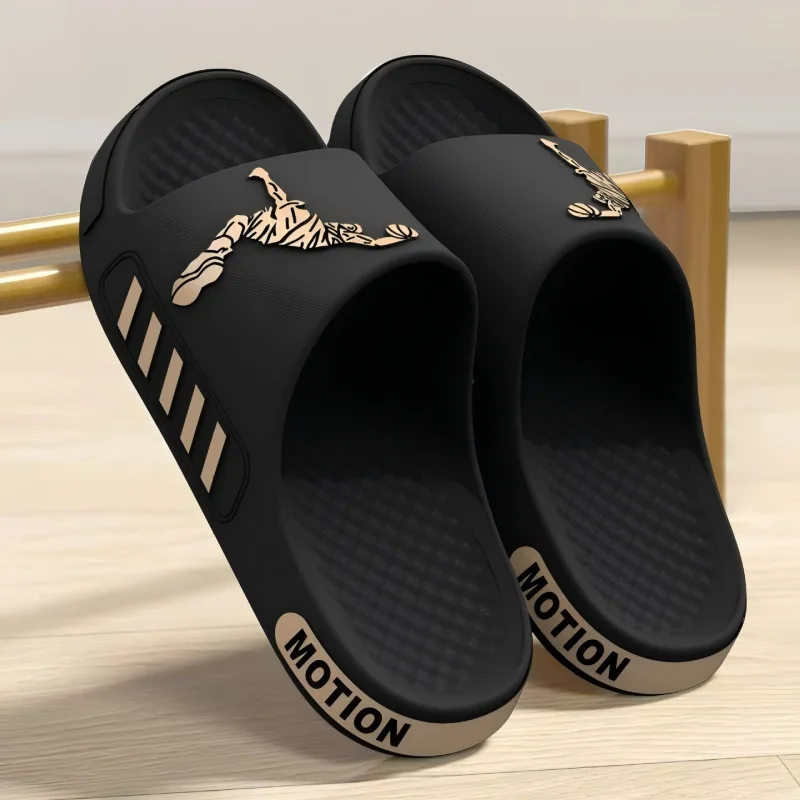 

Wholesale Men's Slippers for Outdoor Wear, Summer Home, Thick Soled Shower, Anti Slip Sports Cool Slippers for Cooldown Hot Sale