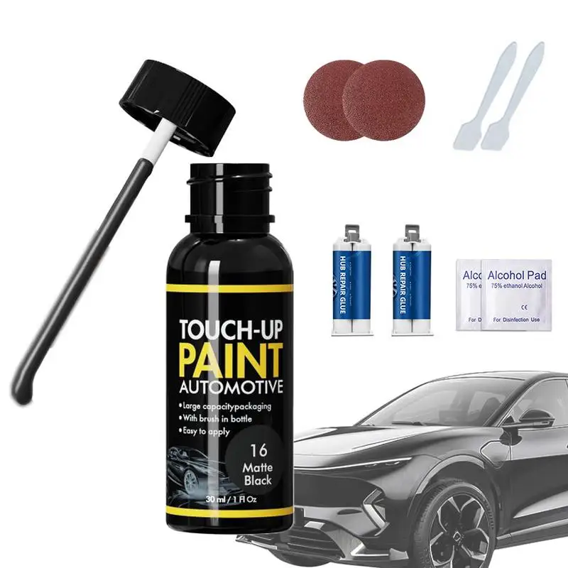 

Wheel Paint Repair Scratch Remover Tool Set For Car Rim Car Paint Scratch Repair Rim Paint Polish Kit Wheel Repair Kit For RV