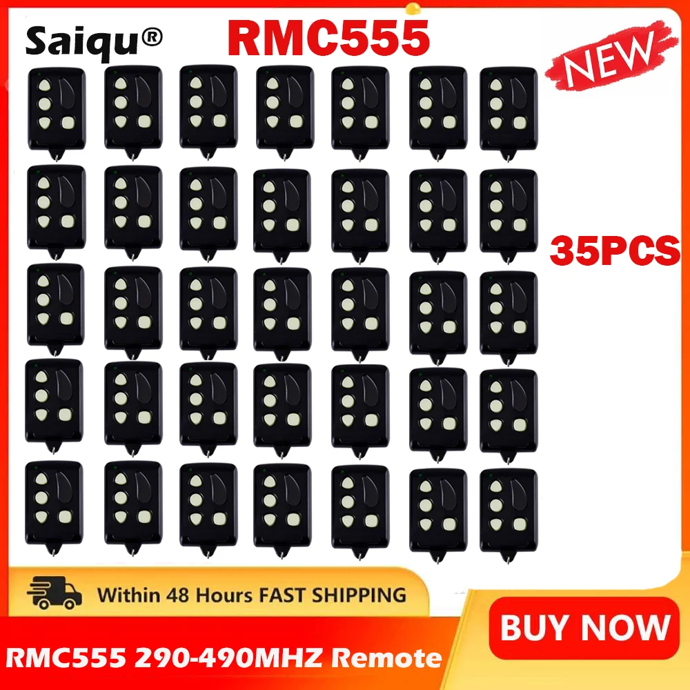 Garage Door Remote Control 35PCS Electric Gate Control RMC555 250-450MHZ Universal Gate Remote Control With Remocon Transmitter