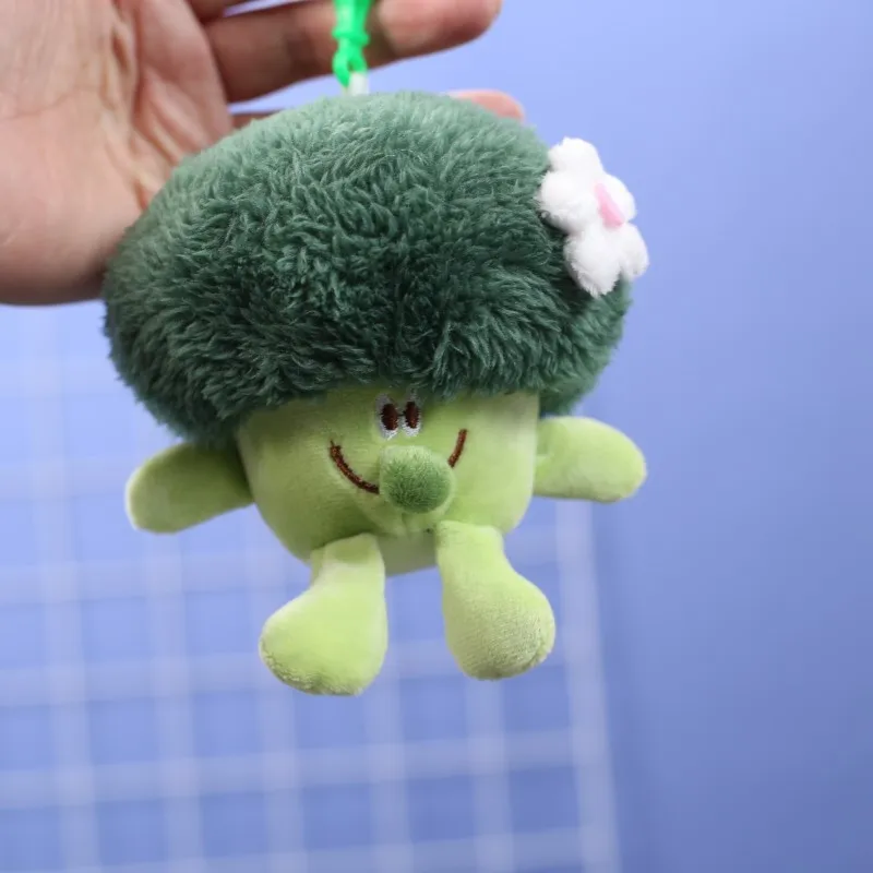 15cm 50pcs wholesale New cute and adorable cauliflower brother and cauliflower sister keychain bag pendant doll manufacturer