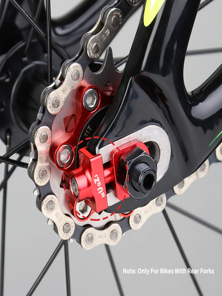 AliExpress RISK MUQZI Aluminum Alloy CNC Folding Bicycle Single Speed Chain Tensioner Machine - Chain Regulator And Presser for Bike Maintenance