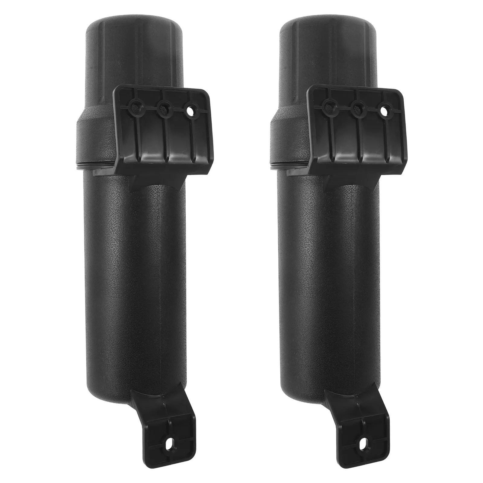 2Pcs Motorcycle Tool Bucket Waterproof Plastic Side Frame Tube High Capacity Storage Seal Cap Dirt Bike Tool Storage Canister