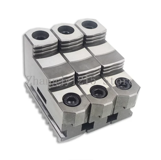 Three jaw chuck active jaw lathe split type positive and negative dual-use jaws200 250 320 400 500