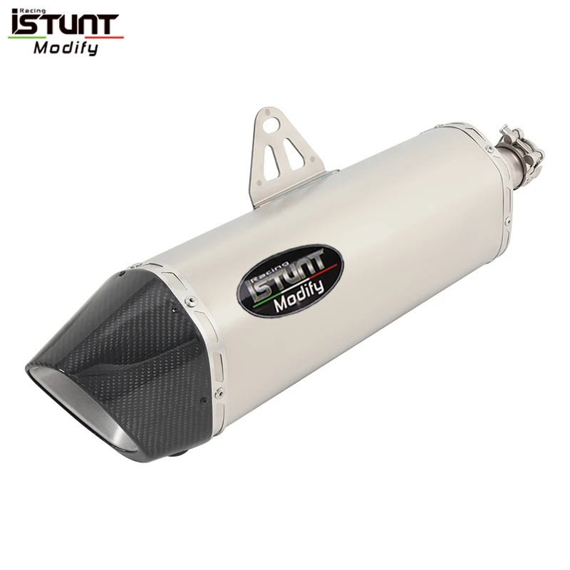 Slip Op Voor Triumph Tiger 850 900 Gt Low Rally Pro 2020 2021 Motorfiets Uitlaat Escape Wijzigen Link Pijp Koolstofvezel Uitlaat - afbeelding 1