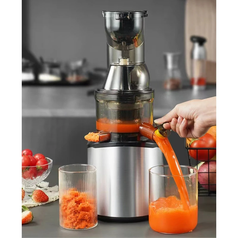 Stainless steel new juicer juice residue separation original home automatic large caliber