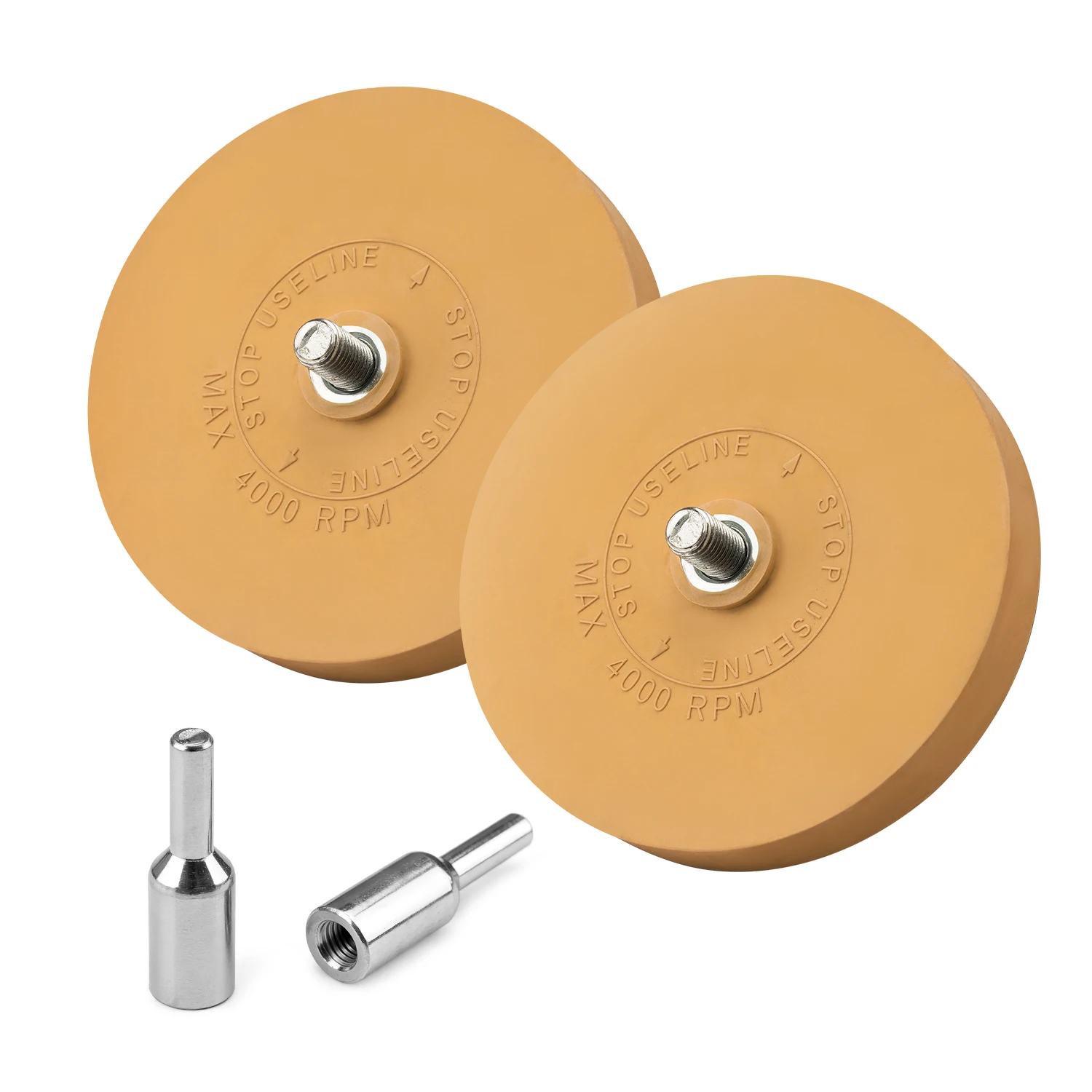 

Колесо ластика для удаления наклеек SI FANG, виниловая лента для наклеек автомобиля, колесо для удаления клея для дрели, резиновый ластик, инструмент для чистки, 2 шт.