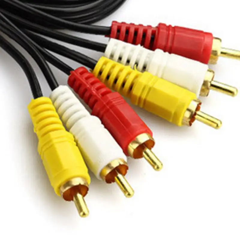 비디오 오디오 케이블, 고속 6 핀 복합 케이블, 오디오 액세서리, MP3 컴퓨터 및 세트, 4.92ft, 3.5mm