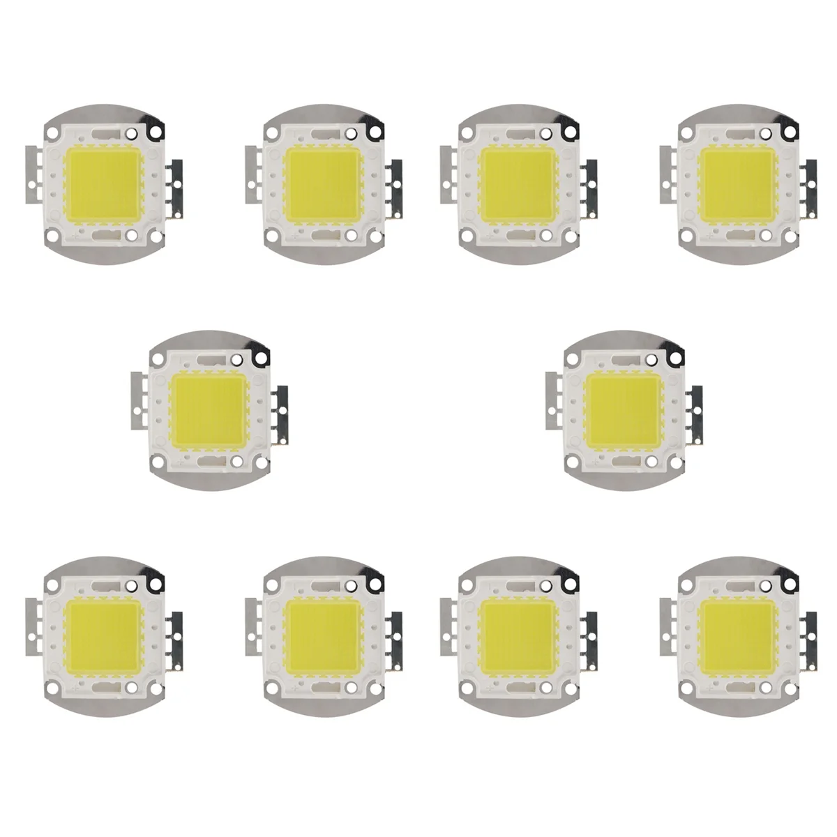 BAAU 10X DC 32 - 34V 100W 7500 6500K High Power the LED Power Indicator Light Chip - White