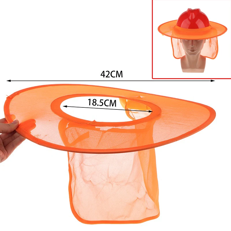 

1Pc Helmet Sun Shade For Outdoor Construction Safety Reflective Hard Hat Neck Shield Summer Sun Protection Prevent Sunburn