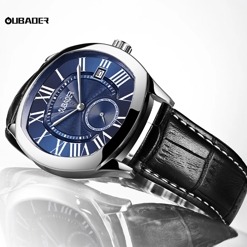 OUBAOER 2024 New Leisure Quartz Men's Watch Waterproof High Sense Simple Temperament All Fashion Exquisite Small Niche For Men