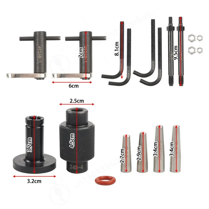 GM245 & 6706 Fuel Injector Rail Removal Tool Kit Injector Nozzle Disassembly Set for GM Engines