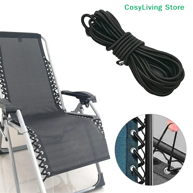 [CL]4Pcs Elastic Cord Folding Chair Reinforcement Replacement Bungee Rope Zero Gravity Recliner Laces Part  Home Supplies[CL]