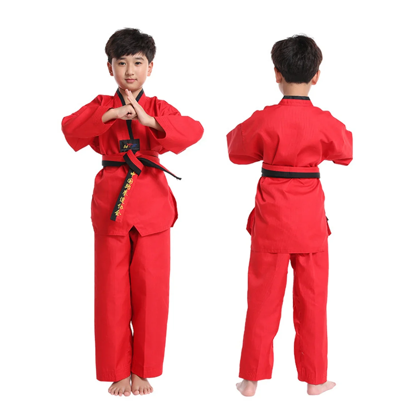 Adult and Children\'s Taekwondo Training Costume Taekwondo Competition Professional Karate Clothing Sportswear