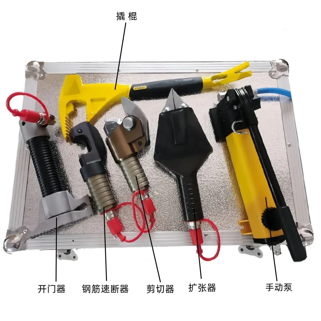 Compact Theft Door Disassembly Tool Kit Manual Pump Opener Cutter for Emergency Entry