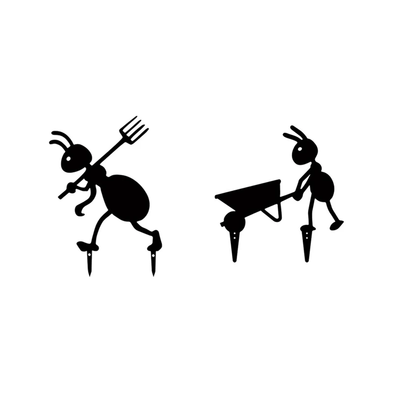 

ABUP-Садовый декор Муравьи Металлические муравьи Садовые украшения Двор Металлическое искусство Газон на заднем дворе Колья Декор Муравьи Сад Железное ремесло