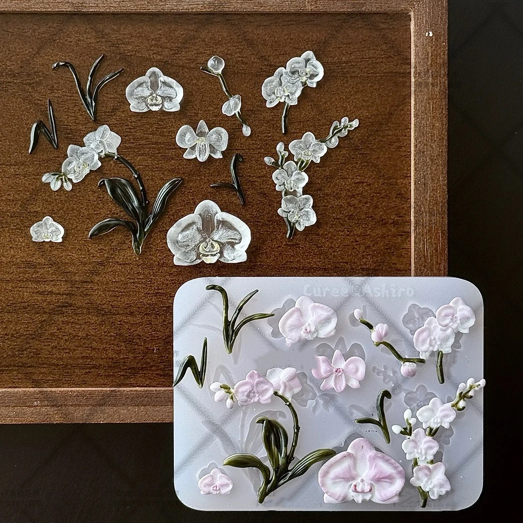 

Аксессуары для орхидей Phalaenopsis, форма для литья из смолы, аксессуары для силиконовых форм, форма для жидкой смолы, брелок из смолы, силиконовая форма, форма для смолы