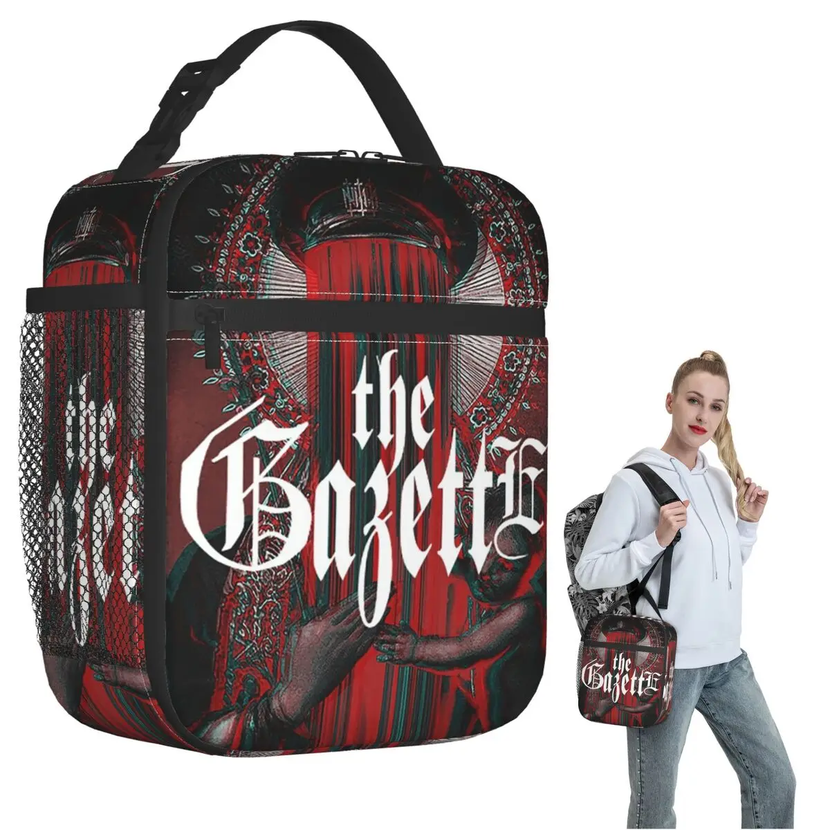 Bolsa térmica para almoço The Gazette Collection, para mulheres e crianças, caixas portáteis para alimentos, bolsa térmica para almoço