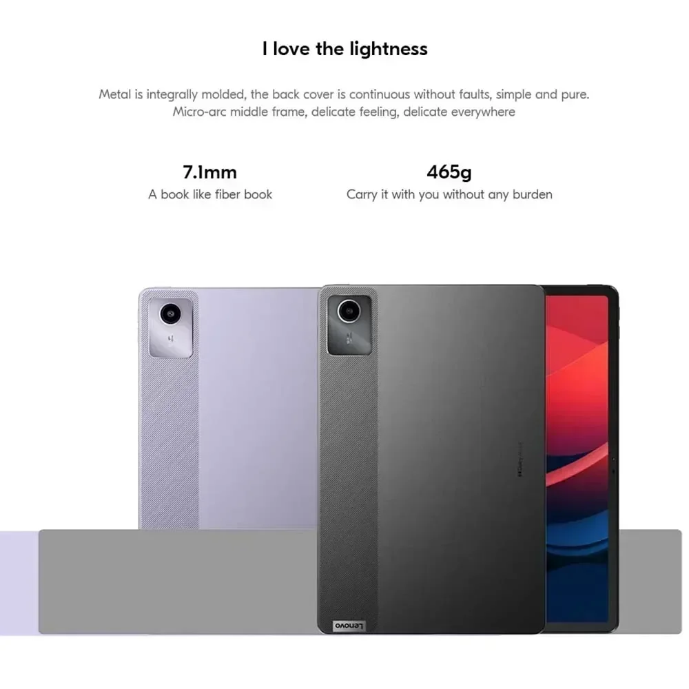 แท็บเล็ต Lenovo 685ใหม่สำหรับ2024 Qualcomm Snapdragon 8-core แอนดรอยด์11นิ้ว8G 128G WiFi สีเทาการเรียนรู้ความบันเทิงในออฟฟิศ