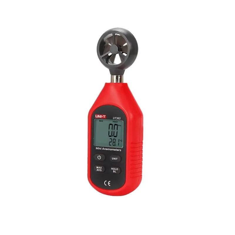 UT363 Handheld Anemometer Digital Wind Speed Measurement Temperature Tester LCD Display Air Flow Speed Wind Meter