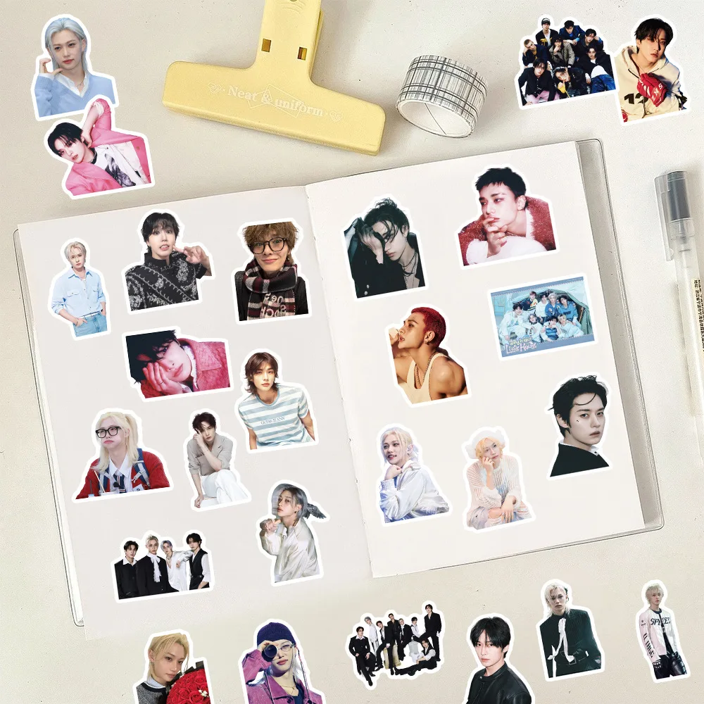 104 Blätter SK-Aufkleber sind sehr beliebt. Koreanische Boyband-Stars, neue Materialien, Handkonto-Aufkleber, neueste beliebte Aufkleber – Detail 6
