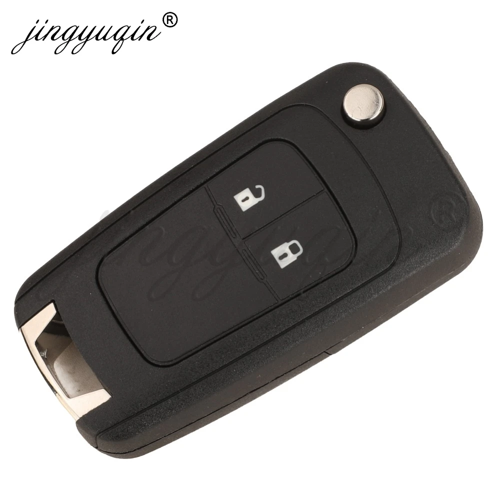jingyuqin Flip Remote Car Key 433MHz 4D Chip For Chevrolet Sail 2019 2020 2021 Buick Regal Opel Key Control Fob Aftermarket
