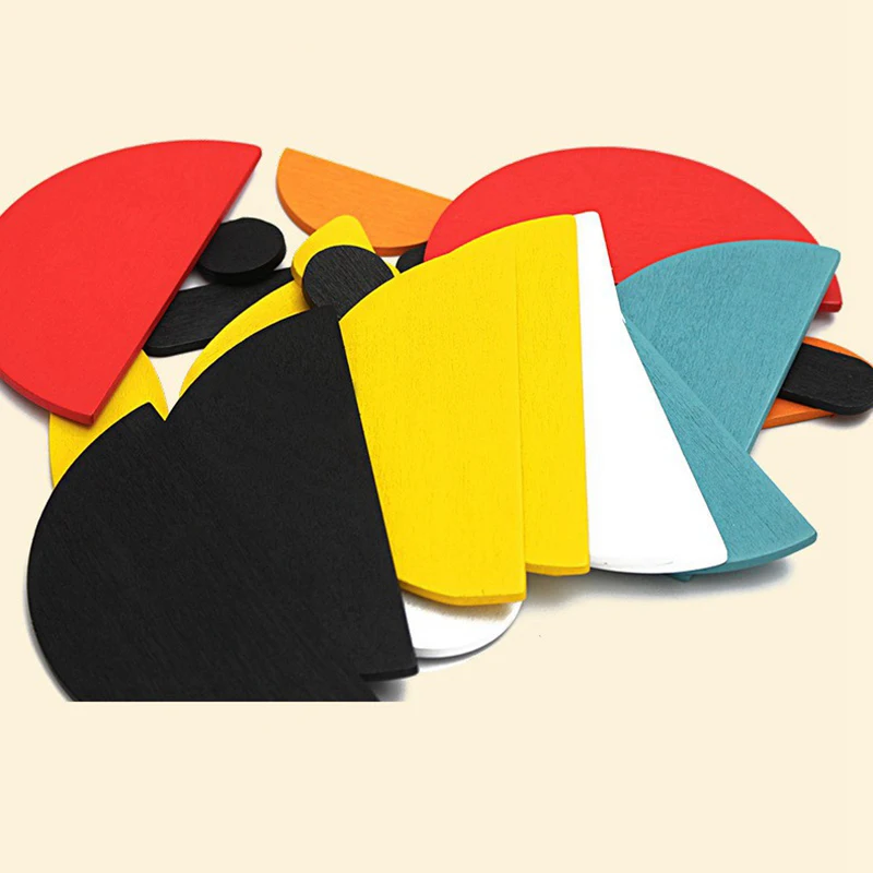 Puzzle Montessori Puzzle per la prima educazione dei bambini Puzzle 3D 3-6 anni a forma di scuola materna abbinato a giocattoli in legno Puzzle