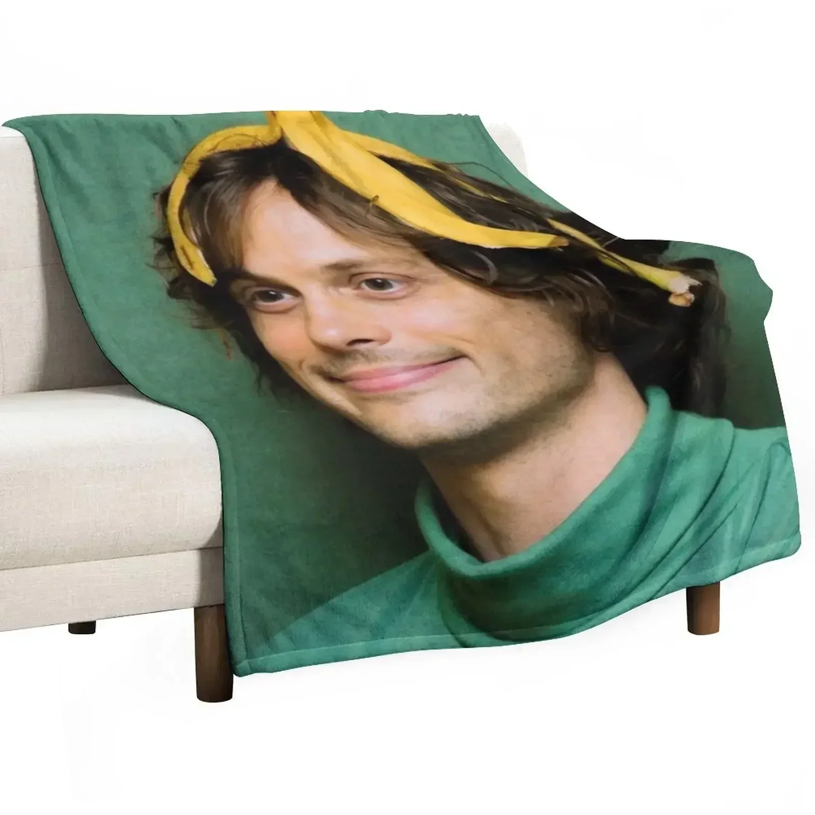 Mathew Gray Gubler Throw Blanket Flannels manga sofa bed Picnic Blankets