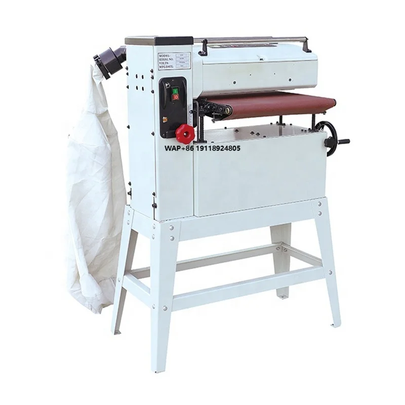18'' Inch Carpenty Abrasive Single Speed Woodworking Machine Belt Sander Polishing Grinding 36''Inch Processing Drum Sander